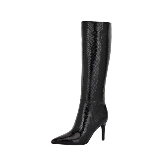 GUESS Womens Richee Tall Shafted Pointy Toe Knee High Boots Black Size 9.5M NIB - Picture 2 of 6